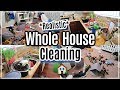 WHOLE HOUSE CLEANING 2019 | ACTUAL MESSY HOUSE CLEANING MOTIVATION | ALL DAY CLEAN WITH ME