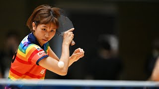 由本楓羽 vs 佐藤瞳 Fuwa Yumoto Hitomi Sato TリーグNojimaCUP2022 2022年8月13日 女子1回戦 第1コート 【卓球 Tリーグ公式】