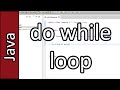 do while loop - Java Programming Tutorial #20 (PC / Mac 2015)