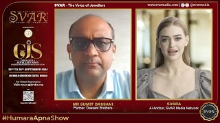 SVARA, AI Anchor, SVAR Media gets candid with Sumit Dassani, Dassani Brothers about GJS Diwali Show