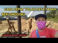 BACKHOE SUPER L580 SAPU RATA 100 LORI TANAH YG BERLONGGOK-LONGGOK //TRIK MUDAH DAN CEPAT