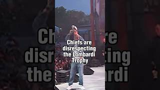 Chiefs DISRESPECT the LOMBARDI trophy?! 🔥😂 #chiefs #kansascitychiefs #chiefsnews