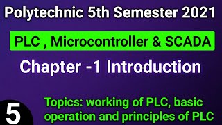 Working of PLC| Basic operation and principal of plc|Plc 5th semester|plc microcontroller & SCADA