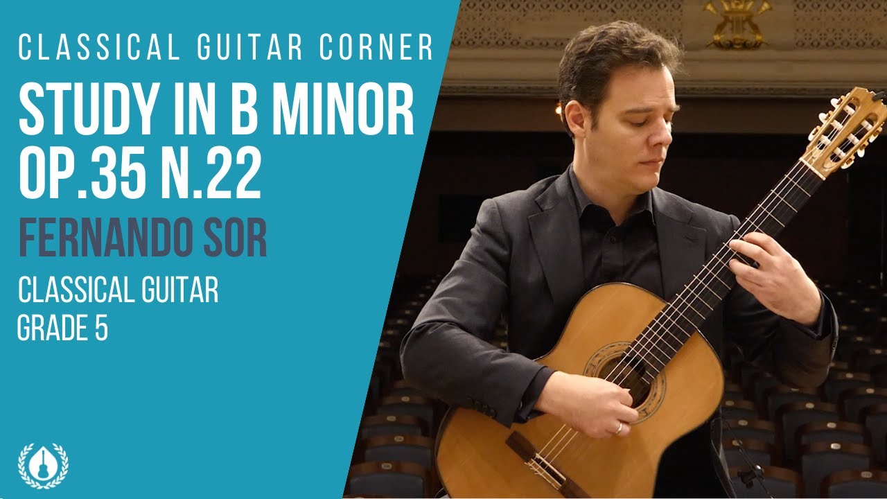 Study In B Minor By Fernando Sor - Grade 5 Repertoire For Classical ...