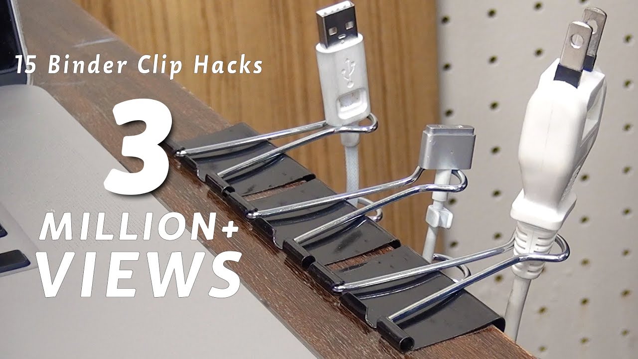 Binder Clip Life Hacks