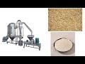 BSP-500 ACM grinder test rice husk powder mill rice hull flour grinder- info@brightsail-asia.com