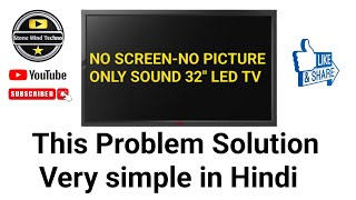 How to Change Backlight in led TV||32 Inch LED TV NO Display problem