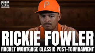 Rickie Fowler Reacts to Winning 2023 Rocket Mortgage Classic & First PGA Tour Win Since 2019