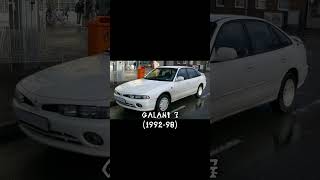 Evolution of Mitsubishi Galant