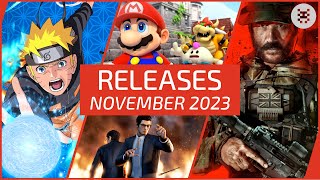 Neue SPIELE im NOVEMBER 2023 für PS5, PS4, Xbox Series X, Xbox One, Nintendo Switch & PC
