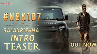 NBK 107 - Balakrishna Intro First Look Teaser | NBK 107 Official Teaser |Balakrishna ,Shruthi Hassan