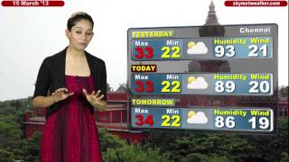 Weather in Chennai - 15 March 2013