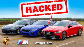 BMW M8 vs Panamera vs GT 4-Door: 800hp DRAG YARIŞI