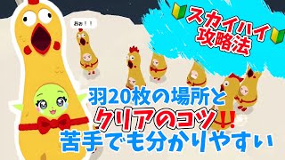 羽の場所とクリアのコツ🔰難所の失敗しない解説動画【一緒に遊ぼう】