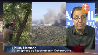 🔴 Incendies ; situation à Taguemmount Oukerrouche ( At Dwala- Tizi Ouzou)