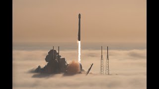 CLOUD LAUNCH of a Falcon 9 Rocket with Starlink Satellites