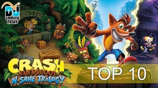 Top 10 Hardest Gems in Crash Bandicoot N  Sane Trilogy