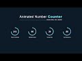 How To Make Circular Progress Bar with Counter Using HTML CSS jQuery