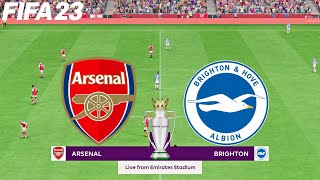 FIFA 23 | Arsenal vs Brighton - English Premier League 22/23 Season - Gameplay