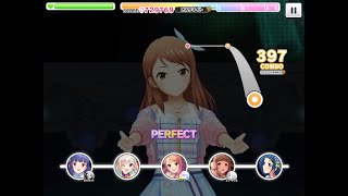 デレステ：[MASTER]Frozen Tears(クール曲)　ipad　アイコン速度9.5　#アイドルマスターシンデレラガールズスターライトステージ