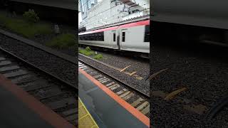 日本弾丸旅　JAPAN BULLET TRAVEL　東海道線　TOKAIDO LINE　JR東日本　成田エクスプレス　NEX OUTSIDE  VIEW　品川駅　②