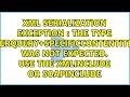 The type UserQuery+SpecificContentItem was not expected. Use the XmlInclude or SoapInclude