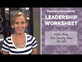 Paparazzi Accessories Leadership Worksheet