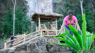 Single Girl Lý Tiểu Ca - Building a Flower Garden Around a Small Cabin | Farm Life