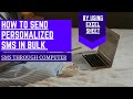 How to send Personalized SMS in Bulk Using Excel Sheet || Digital Solutions || Urdu/Hindi