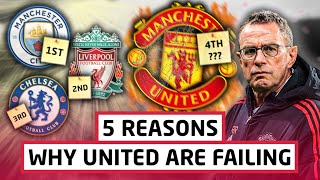 5 Reasons Why Manchester United Are Failing