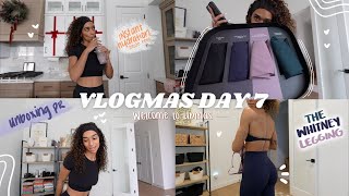 LIBMAS DAY 7 | unboxings, new gymshark pieces, return of THE Whitney Leggings, vlogmas, lets chill