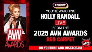 Holly Randall \u0026 XSweet live from the 2025 AVN Awards Red Carpet