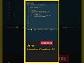 Java Tutorial For Beginners, Java Interview Questions and Answers, Java In Telugu, Core Java #shorts