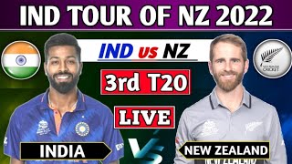 INDIA vs NEW ZEALAND 3rd T20 MATCH LIVE COMMENTARY | IND vs NZ 3rd T20 MATCH LIVE | CRICTALES