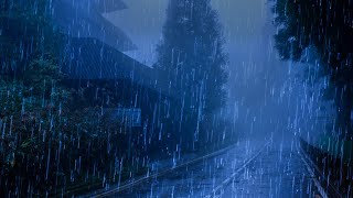 Barulho de Chuva para Dormir e Relaxar Profundamente - Som de Chuva Forte Vento e Trovoadas #8 ASMR