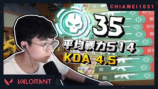 Insane KDA 4.5 in immortal game - Valorant Montage | ChiaWei1031tv