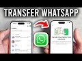 How To Transfer WhatsApp From Old Phone To New Phone (Account & Chats) - No Backup