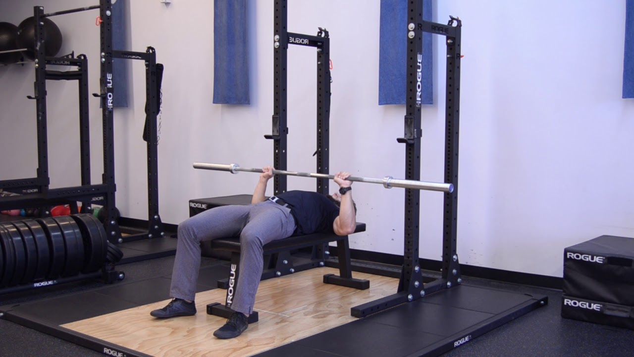 Barbell Bench Press - Exercise Demonstration - YouTube