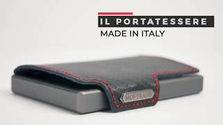 Mini-wallet MONDRAGHI portatessere e banconote