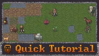 Dwarf Fortress - Quick Tutorial -  Animal Husbandry, Butchering, Training, Zones and Gelding.