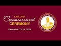 msu texas fall 2024 graduation 10 a.m. ceremony