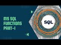 UDF Scalar function in MS SQL Server Part-1 with example.