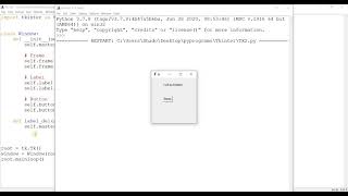 Tkinter Tutorial - Destroying/Deleting widgets from the Window