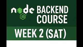 Week 2 (Sat) - JavaScript Basics