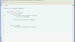 Cakephp Blog Tutorial Part 8 - Validation