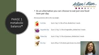 PHASE 1 metabolic balance the original