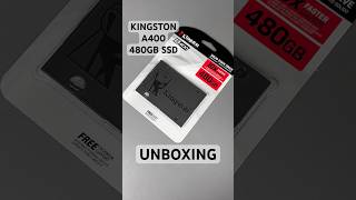 Kingston Technology A400 480GB 2.5'' SATA SSD #shorts #asmr #unboxing #kingston #ssd #storage #pc