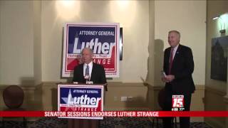 Senator Sessions Endorses Luther Strange