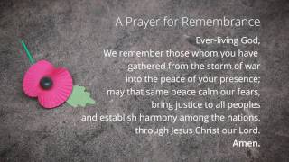 We Will Remember Them - A Prayer for Remembrance