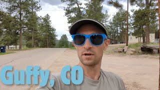 Exploring the pseudo ghost town of Guffy, Colorado.